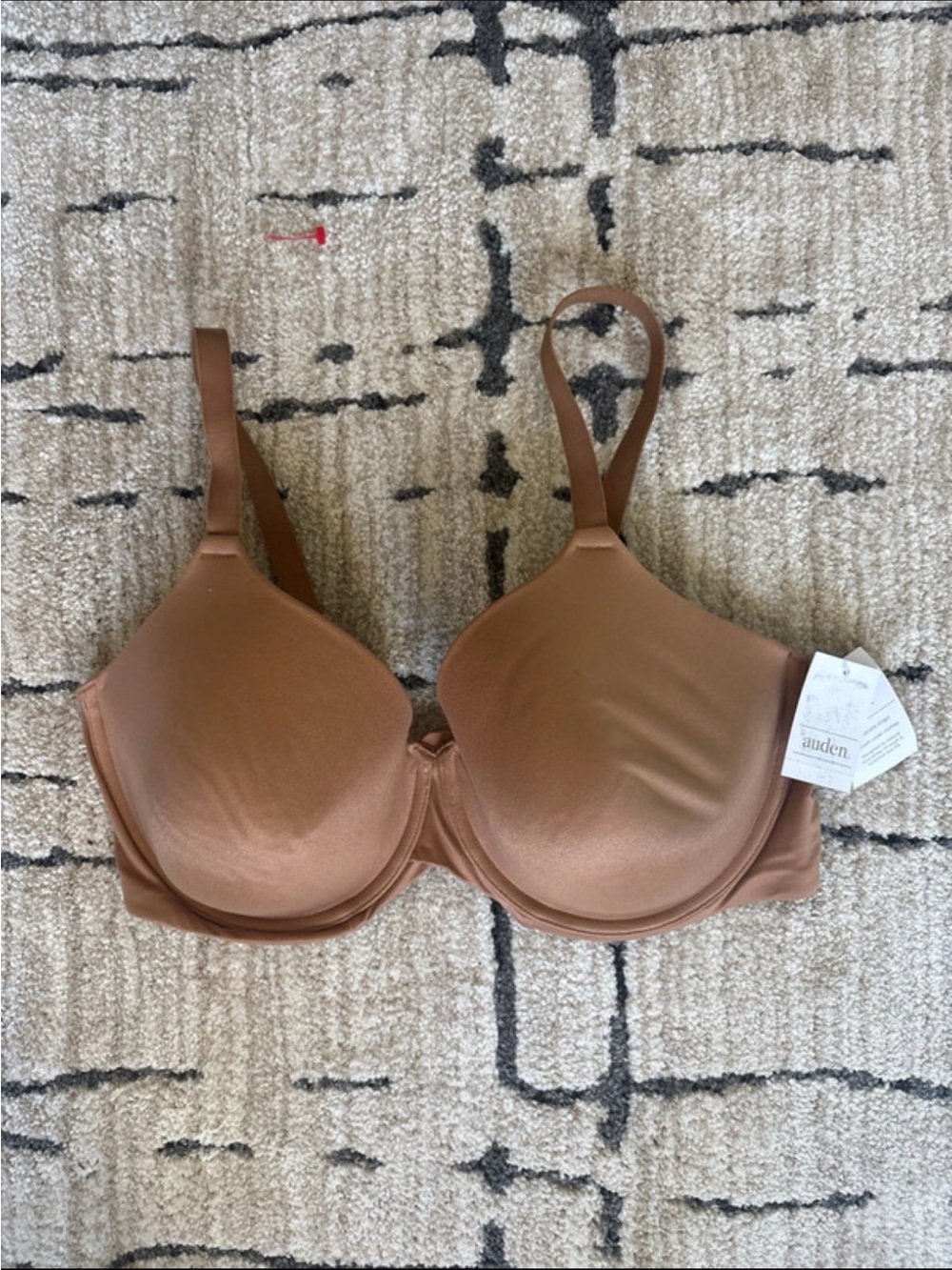 Auden Smooth Moulded T-Shirt Bra - Brown